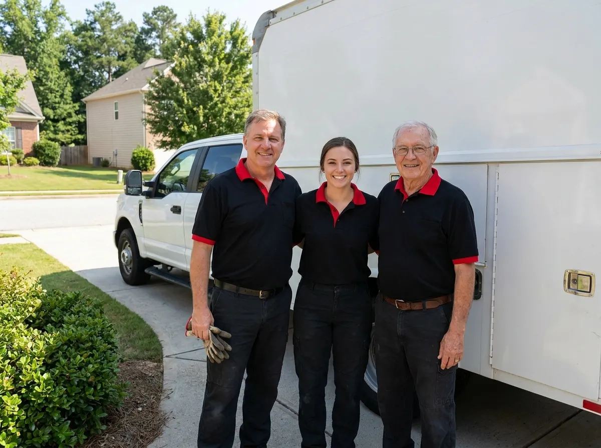 North Gate Dumpster Rental garbage collection service team in Cumming, GA